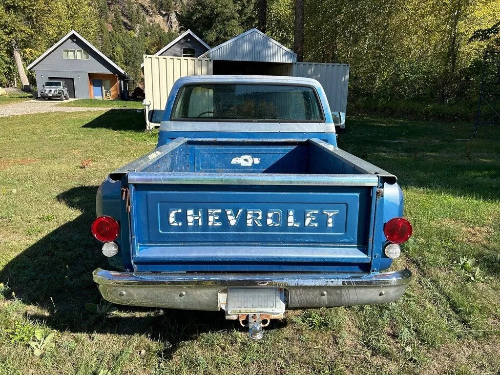1973 Chevrolet C10 Cheyenne Numbers Matching Barn Find 2Dr Stepside Stk#9701795