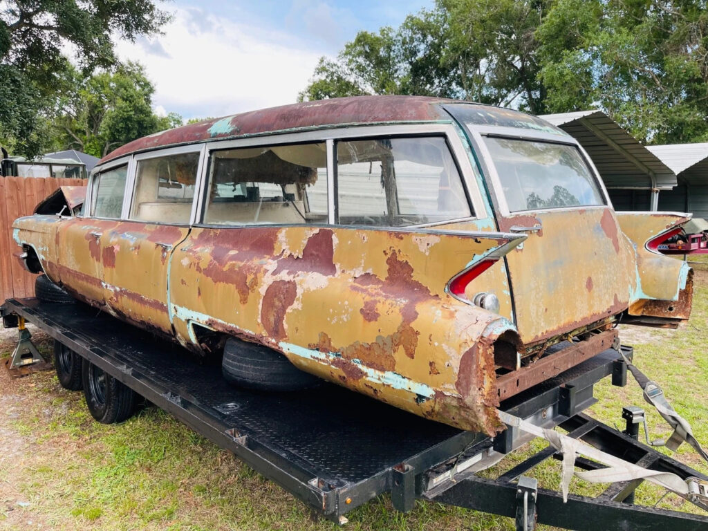 1960 Cadillac Ecto 1 Miller Meteor Duplex Ambulance Hearse