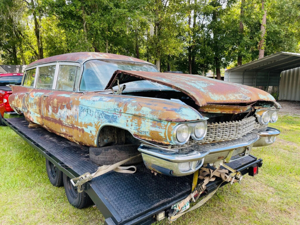 1960 Cadillac Ecto 1 Miller Meteor Duplex Ambulance Hearse