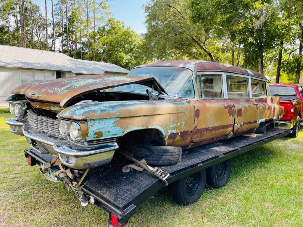 1960 Cadillac Ecto 1 Miller Meteor Duplex Ambulance Hearse