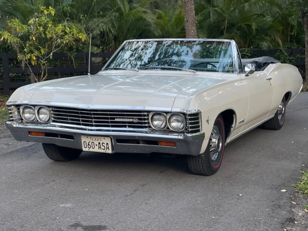 1967 Chevrolet Impala SS Convertible BARN FIND M20 Protecto Plate