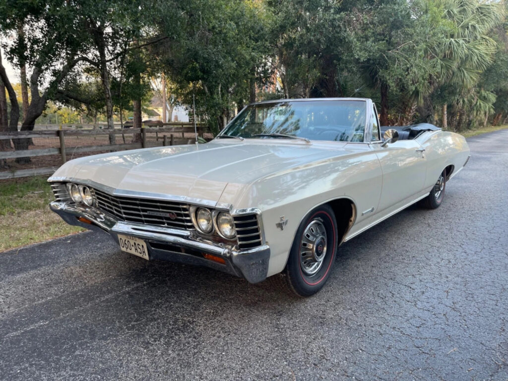 1967 Chevrolet Impala SS Convertible BARN FIND M20 Protecto Plate
