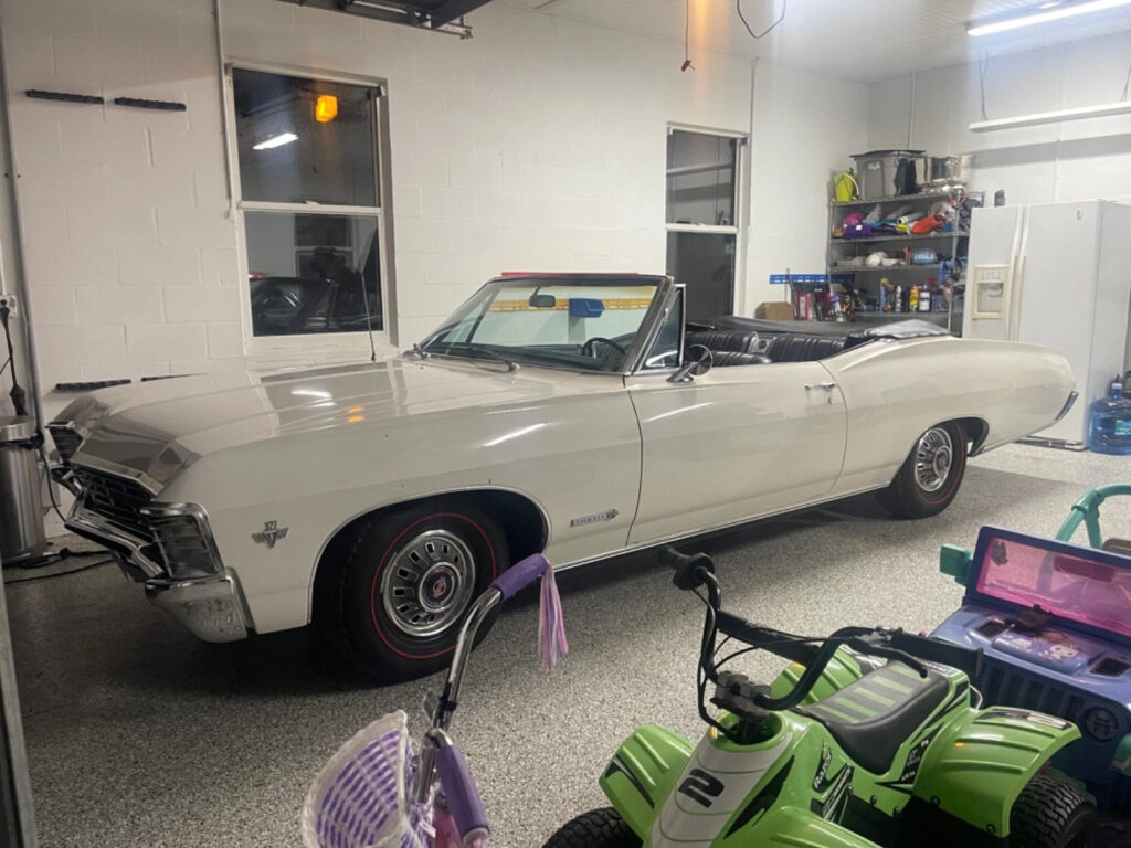 1967 Chevrolet Impala SS Convertible BARN FIND M20 Protecto Plate