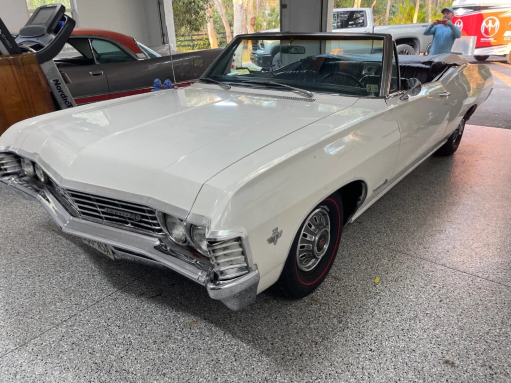 1967 Chevrolet Impala SS Convertible BARN FIND M20 Protecto Plate