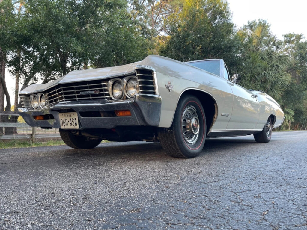 1967 Chevrolet Impala SS Convertible BARN FIND M20 Protecto Plate