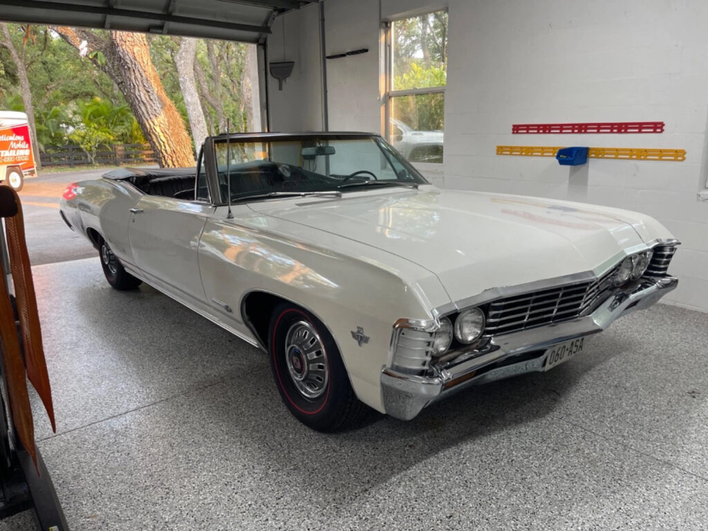 1967 Chevrolet Impala SS Convertible BARN FIND M20 Protecto Plate
