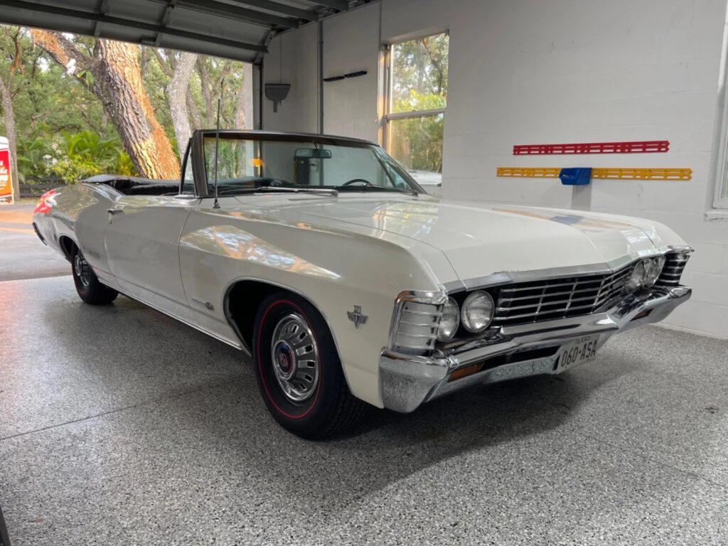 1967 Chevrolet Impala SS Convertible BARN FIND M20 Protecto Plate