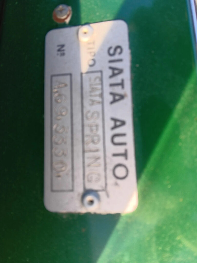 1970 Fiat Siata Spring