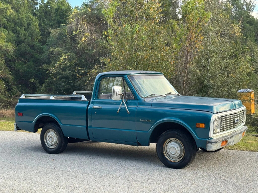 1972 Chevrolet C-10 NO Reserve Shortbed 90k Original Miles One Owner Barn Find