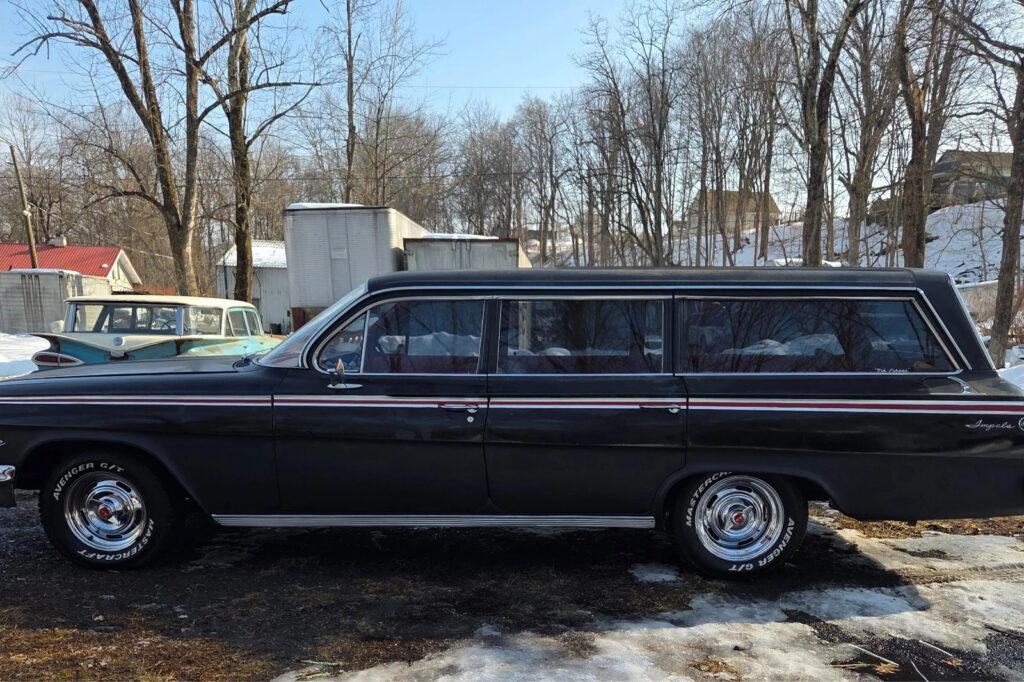 1962 Chevrolet Impala Station Wagon 327 Black 18K Miles over 160+ Photos