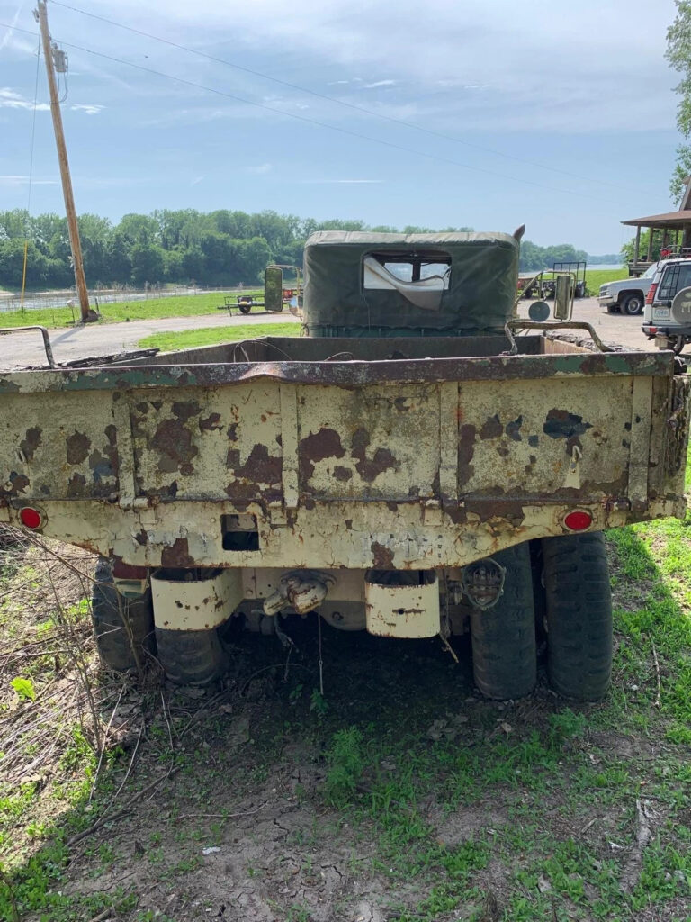 US Military Cargo Truck 6 Wheel Drive Army Duce & Half Sold For Parts No R