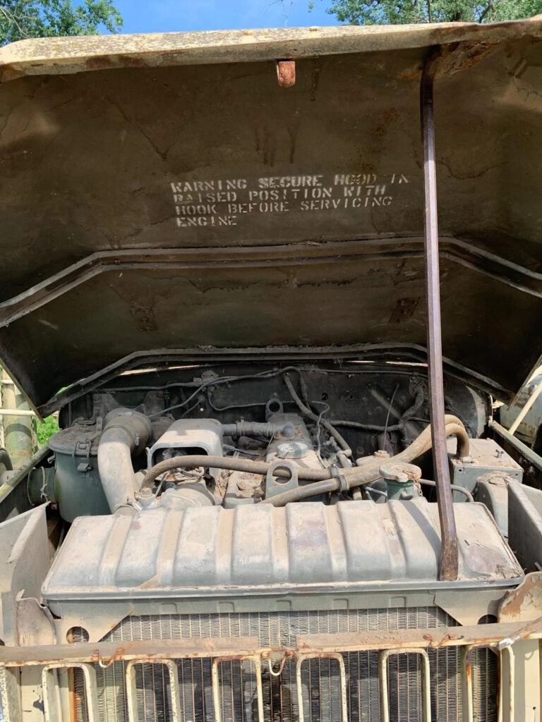 US Military Cargo Truck 6 Wheel Drive Army Duce & Half Sold For Parts No R