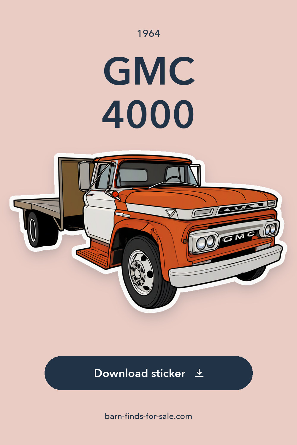 1964 GMC 4000 sticker preview